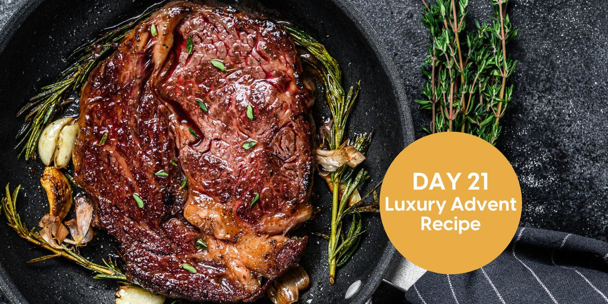 Ribeye Steak with Truffle Onion Beurre Blanc