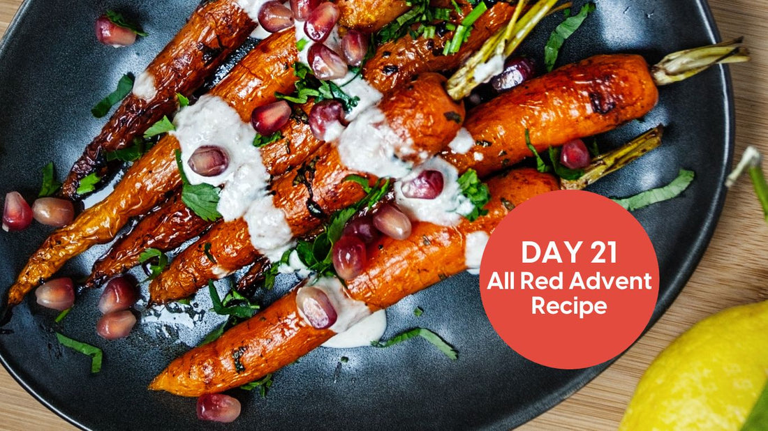 Roasted Carrots with Feta Dip