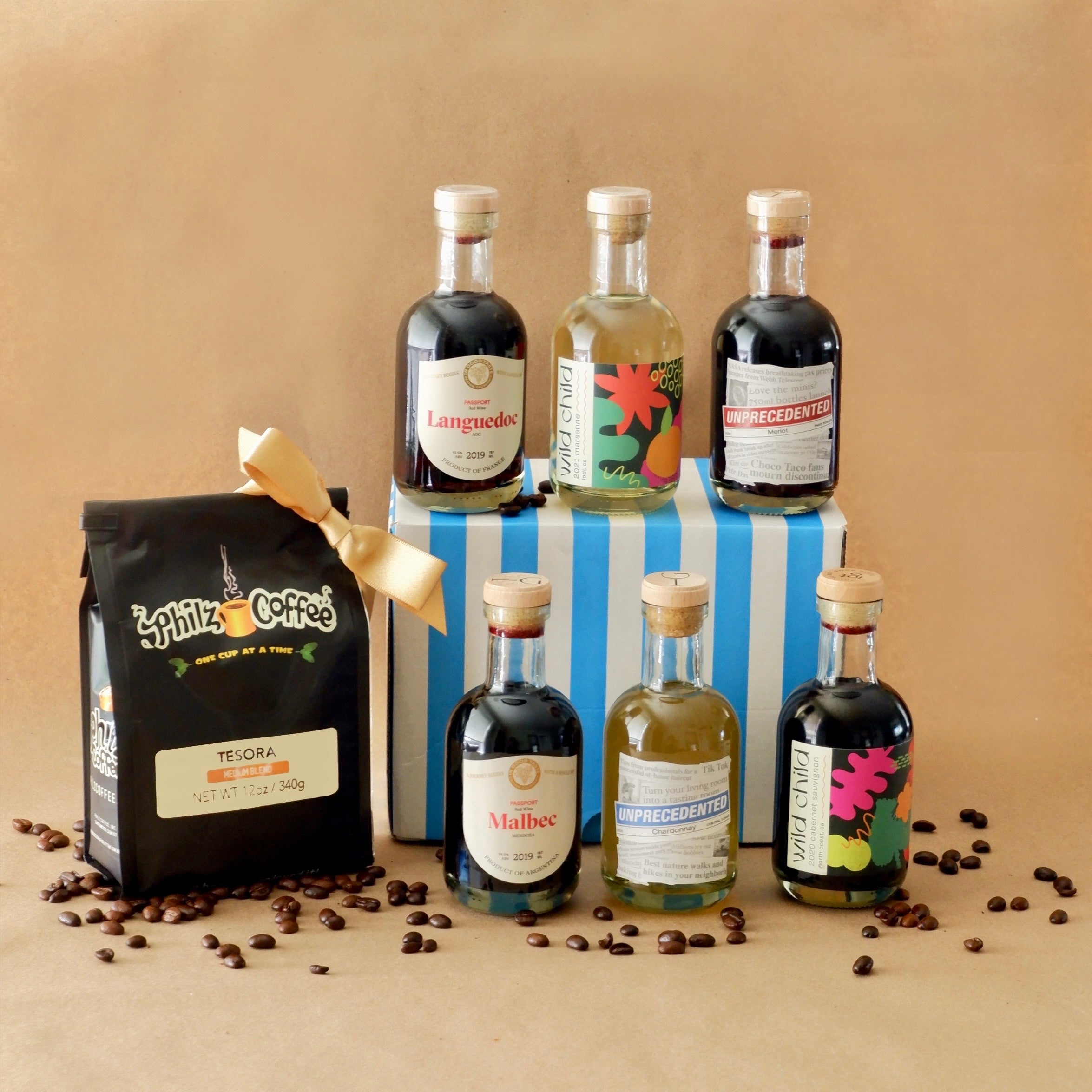 Philz Coffee + Wine Gift Set