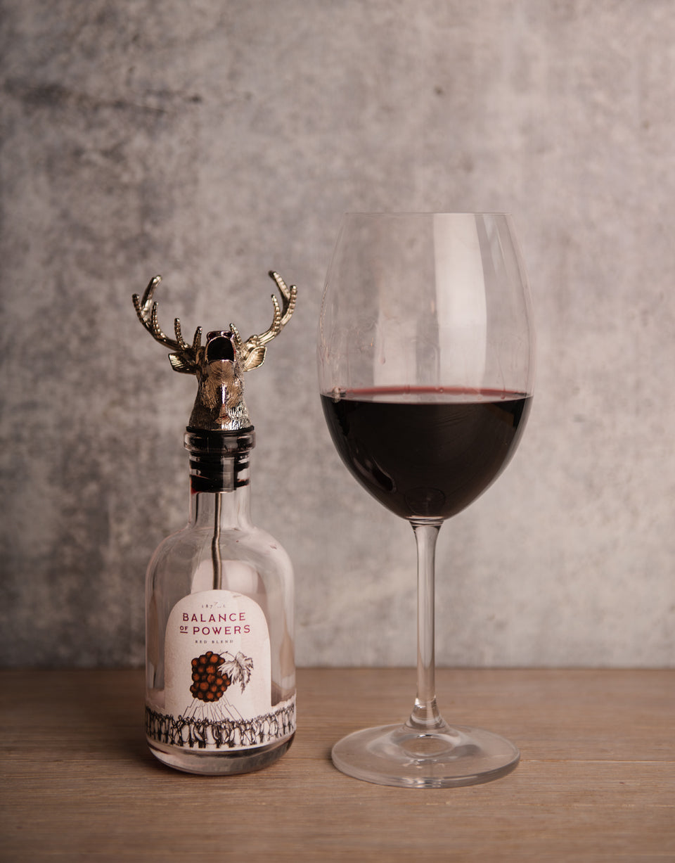 Stag Head Wine Pourer
